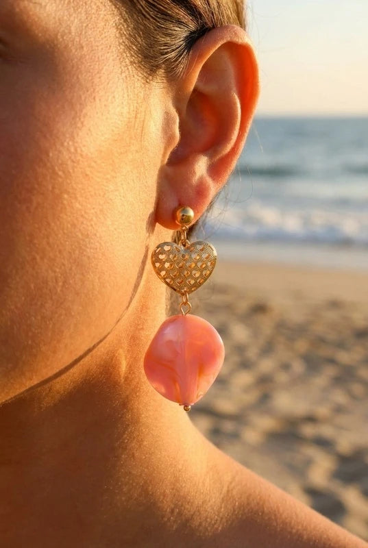 Boucles d’oreilles en acier inoxydable
