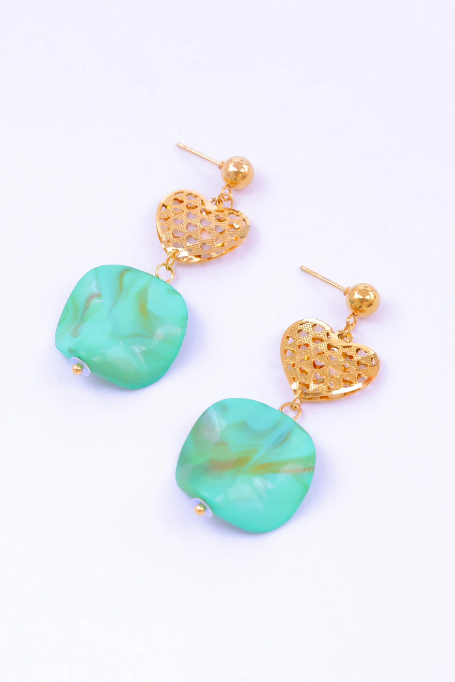 Boucles d’oreilles en acier inoxydable