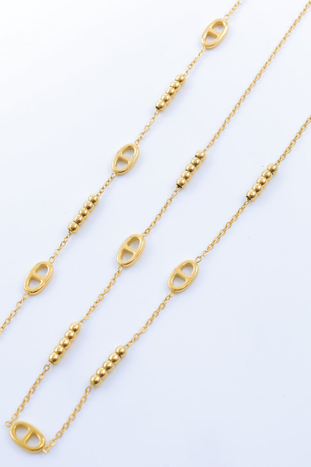 Parure de bijoux en acier inoxydable - DORÉ
