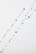 Parure de bijoux en acier inoxydable - ARGENT