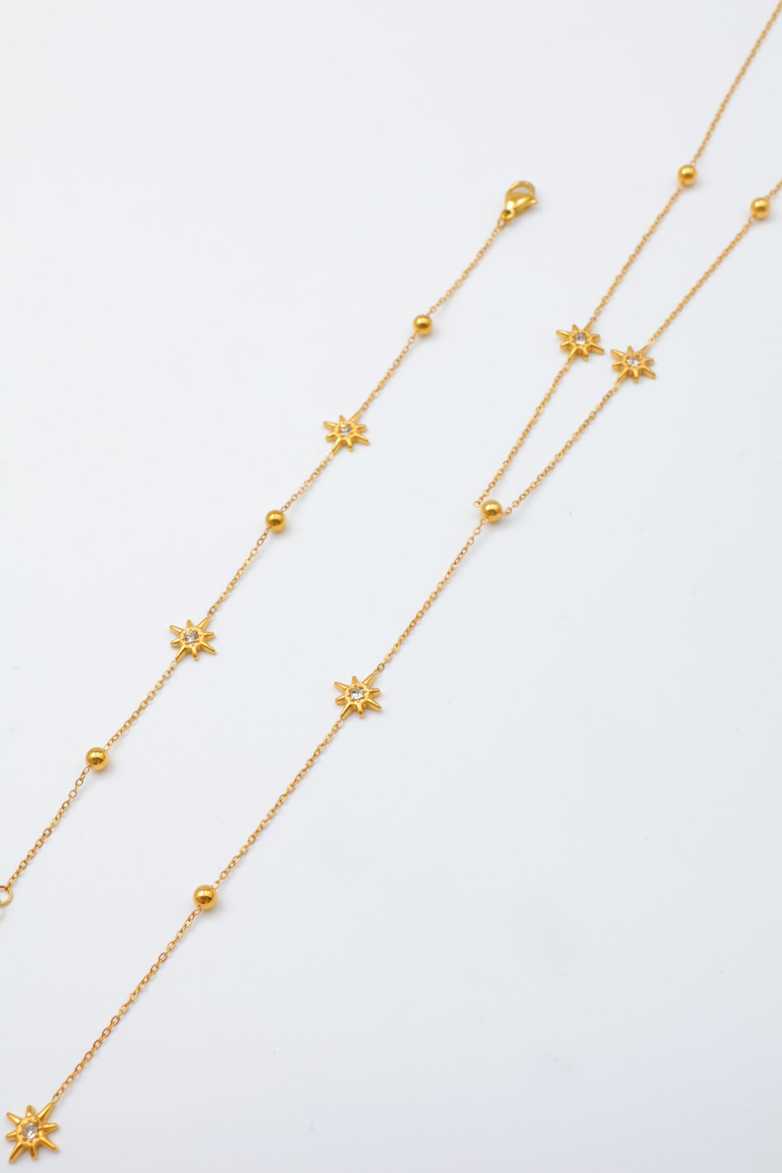 Parure de bijoux en acier inoxydable - DORÉ