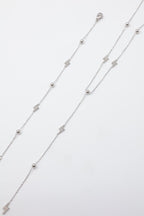 Parure de bijoux en acier inoxydable - ARGENT
