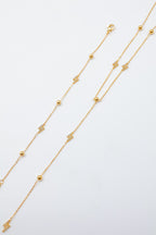 Parure de bijoux en acier inoxydable - DORÉ