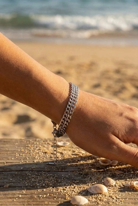 Bracelets en acier inoxydable