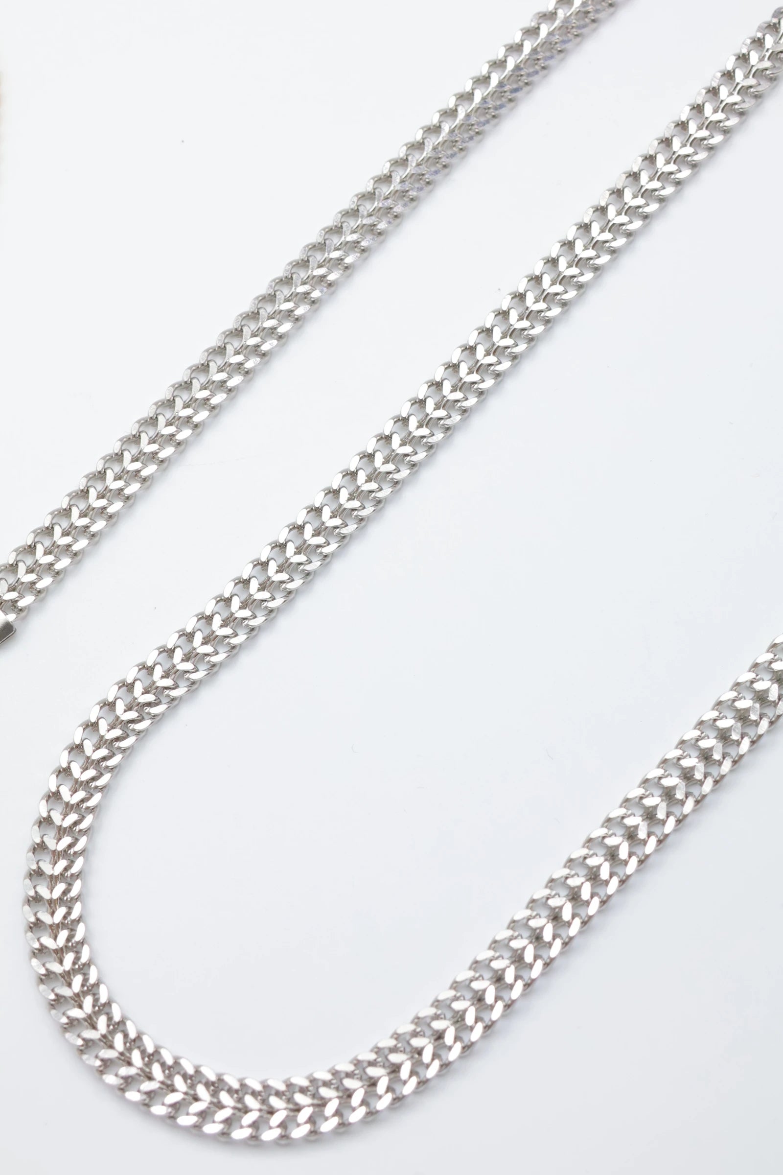 Parure de bijoux en acier inoxydable - ARGENT