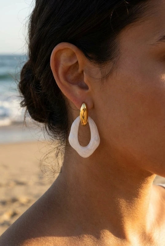 Boucles d’oreilles en acier inoxydable