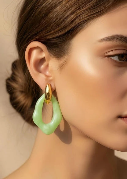 Boucles d’oreilles en acier inoxydable