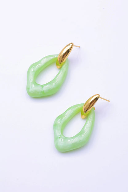 Boucles d’oreilles en acier inoxydable