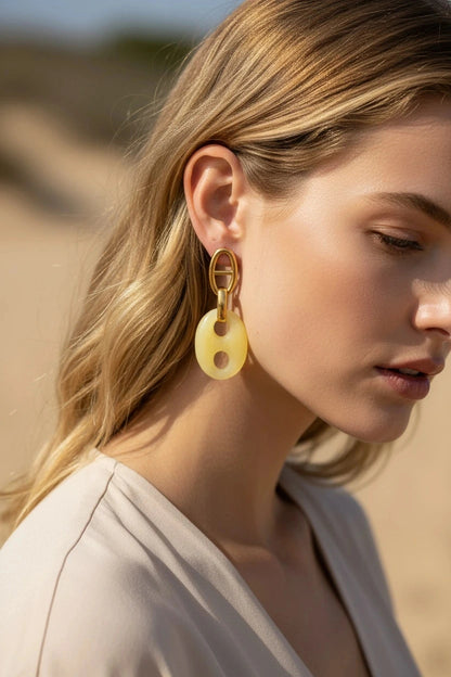Boucles d’oreilles en acier inoxydable