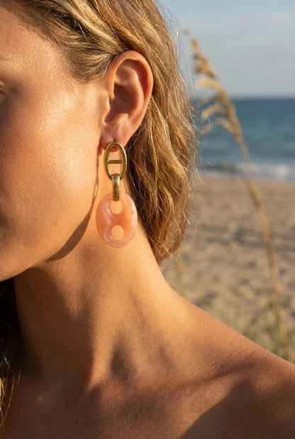 Boucles d’oreilles en acier inoxydable