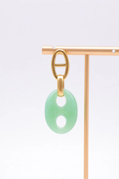 Boucles d’oreilles en acier inoxydable