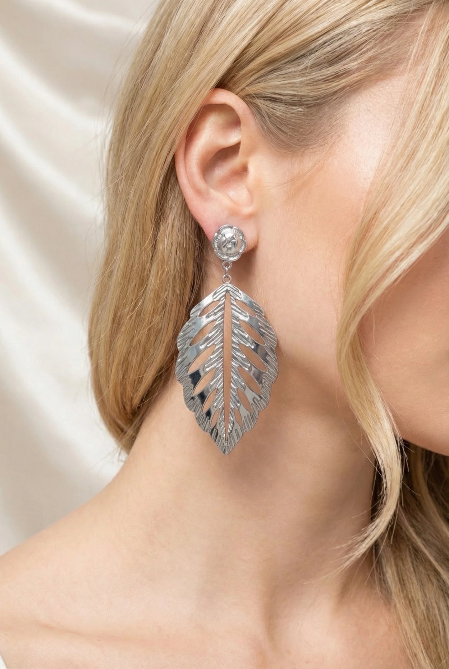 Boucles d’oreilles en acier inoxydable