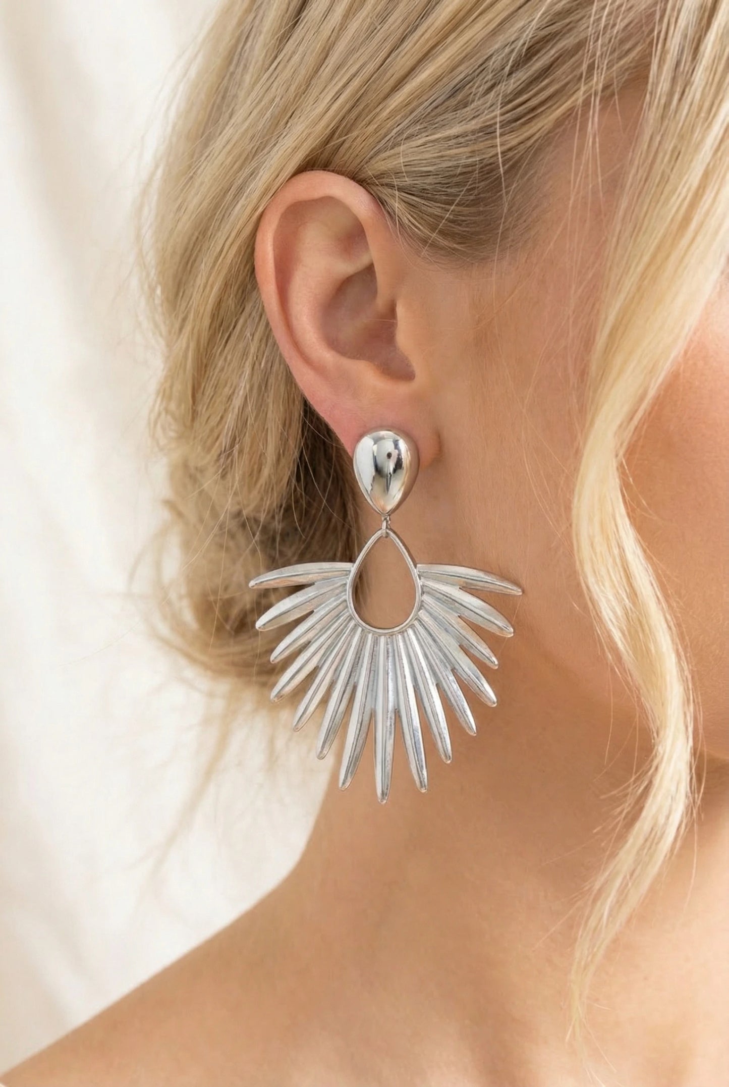 Boucles d’oreilles en acier inoxydable