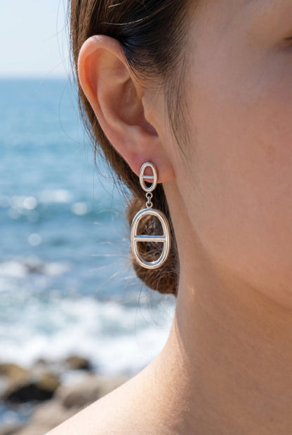 Boucles d’oreilles en acier inoxydable