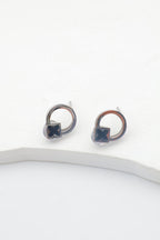 Boucles d'oreilles en acier inoxydable - ARGENT