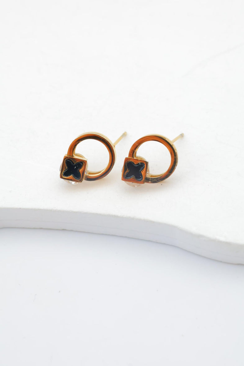 Boucles d'oreilles en acier inoxydable - DORÉ