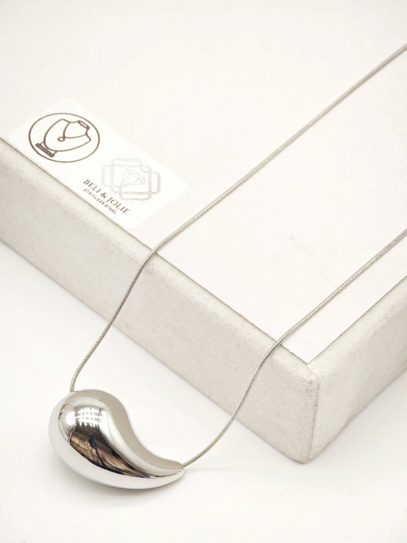 Collier en acier inoxydable - ARGENT