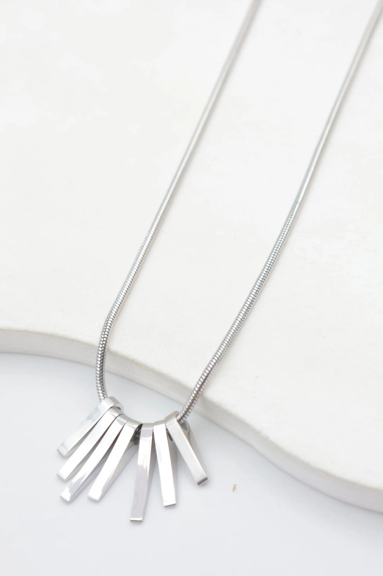 Collier en acier inoxydable - ARGENT