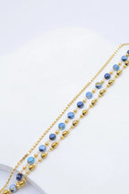 Bracelet en acier inoxydable - BLEU