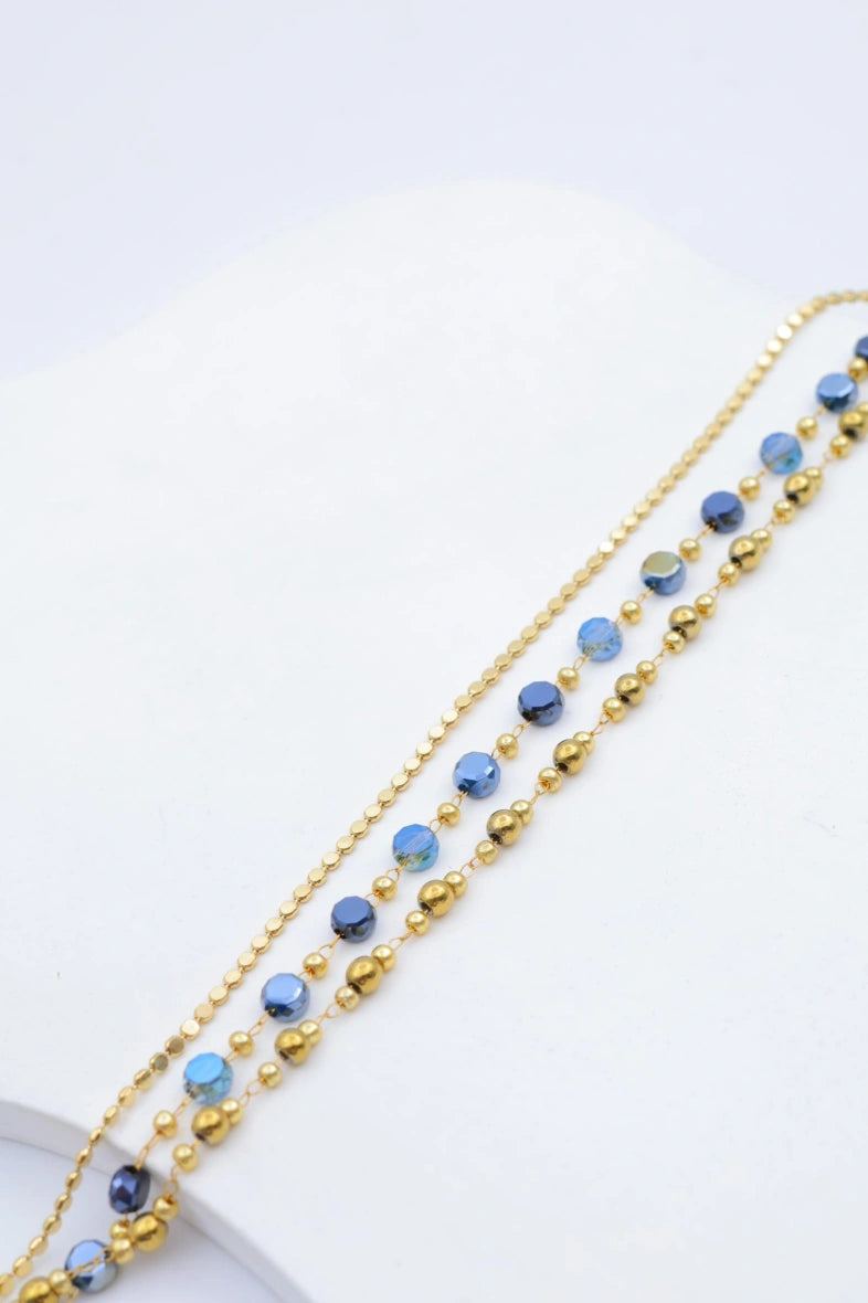 Bracelet en acier inoxydable - BLEU