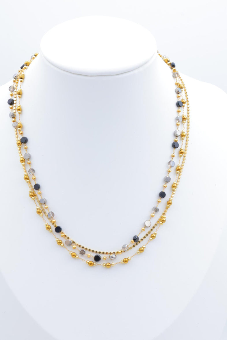 Collier en acier inoxydable - NOIR
