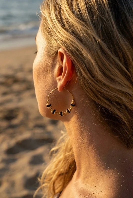 Boucles d’oreilles en acier inoxydable