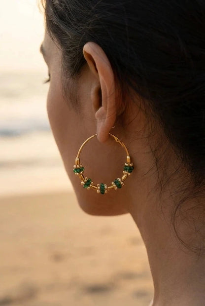 Boucles d’oreilles en acier inoxydable