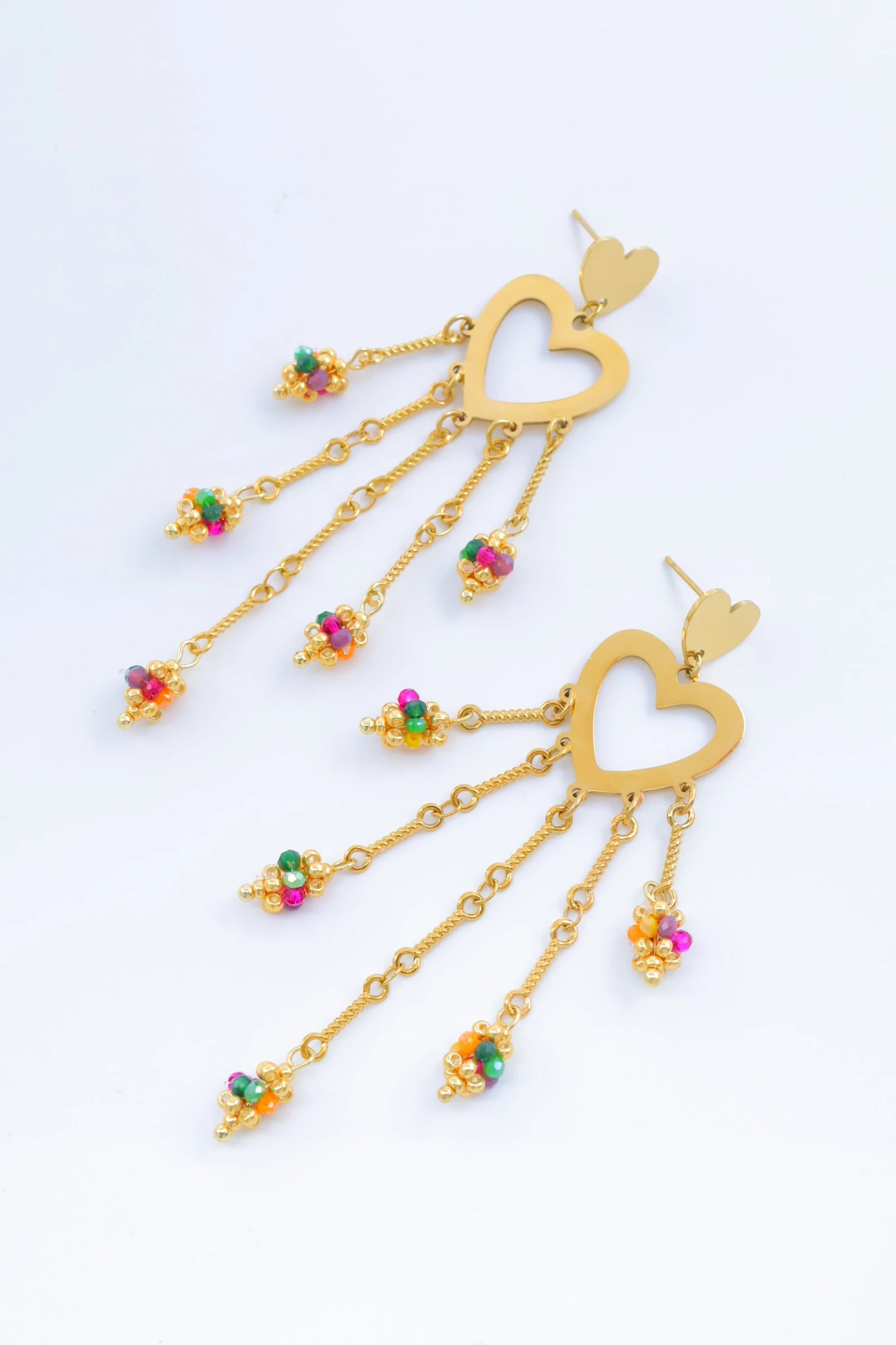 Boucles d’oreilles en acier inoxydable