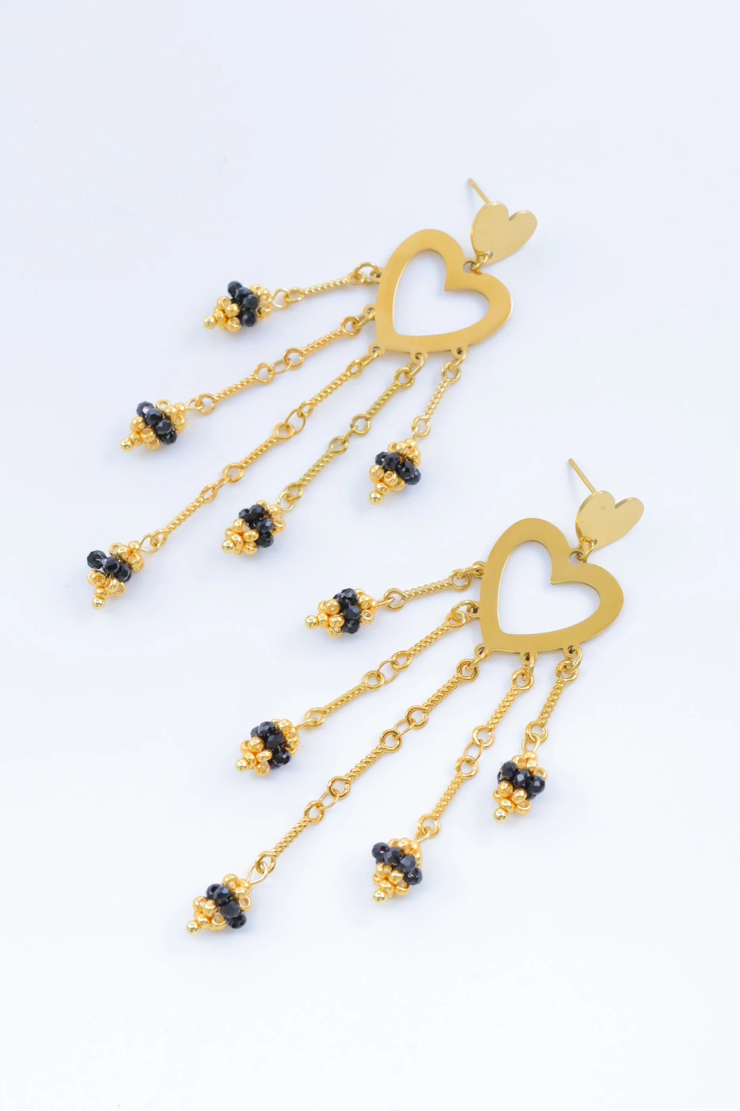 Boucles d’oreilles en acier inoxydable