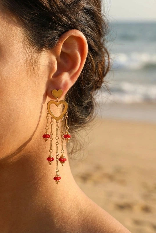 Boucles d’oreilles en acier inoxydable