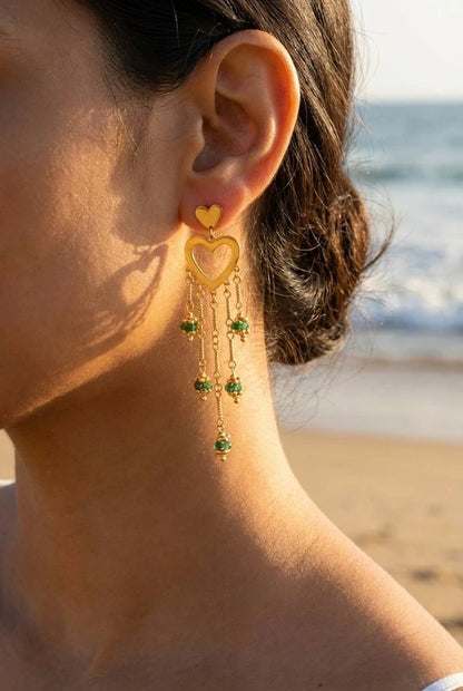 Boucles d’oreilles en acier inoxydable