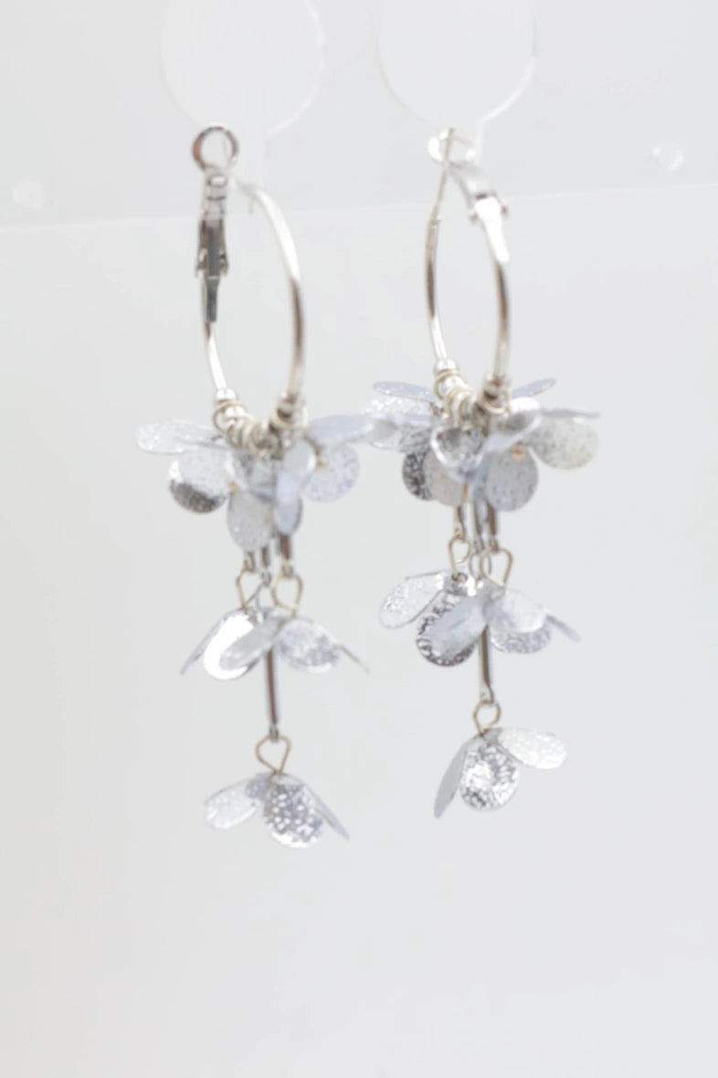 Boucles d'oreilles en acier inoxydable - ARGENT