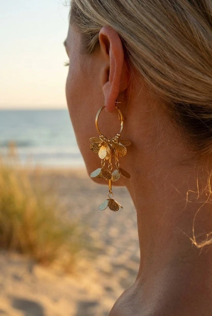 Boucles d’oreilles en acier inoxydable
