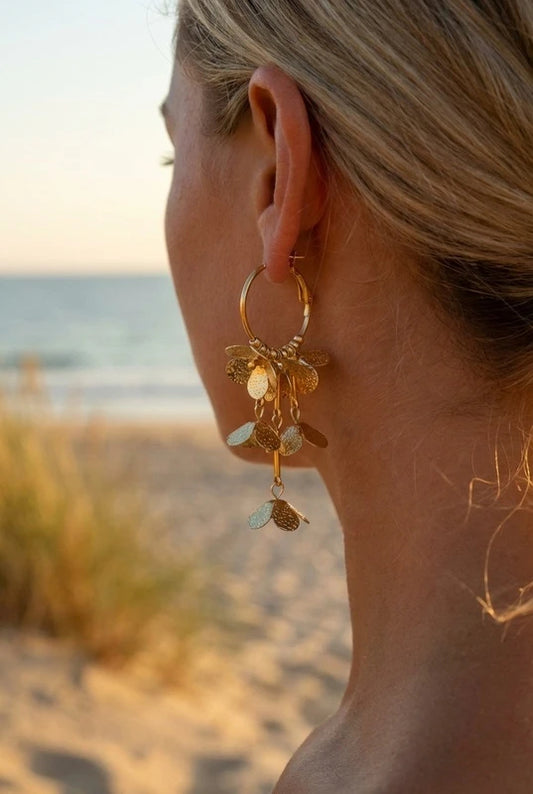 Boucles d’oreilles en acier inoxydable