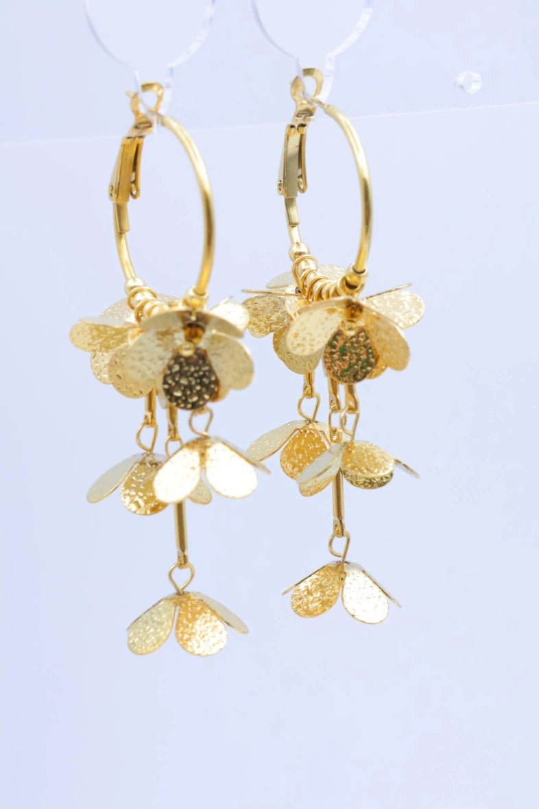 Boucles d'oreilles en acier inoxydable - DORÉ