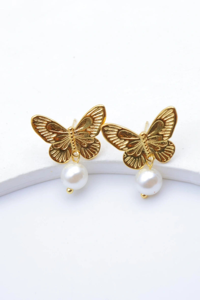 Boucles d'oreilles en acier inoxydable - DORÉ