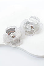 Boucles d'oreilles en acier inoxydable - ARGENT