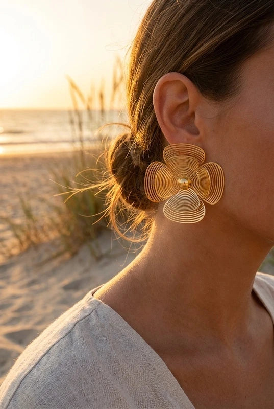 Boucles d’oreilles en acier inoxydable