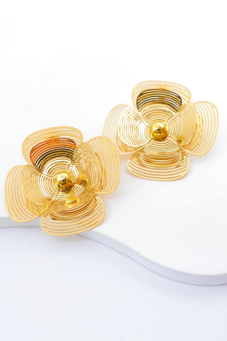 Boucles d'oreilles en acier inoxydable - DORÉ