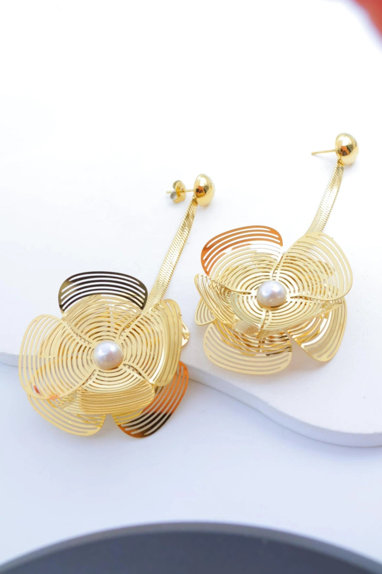 Boucles d'oreilles en acier inoxydable - DORÉ