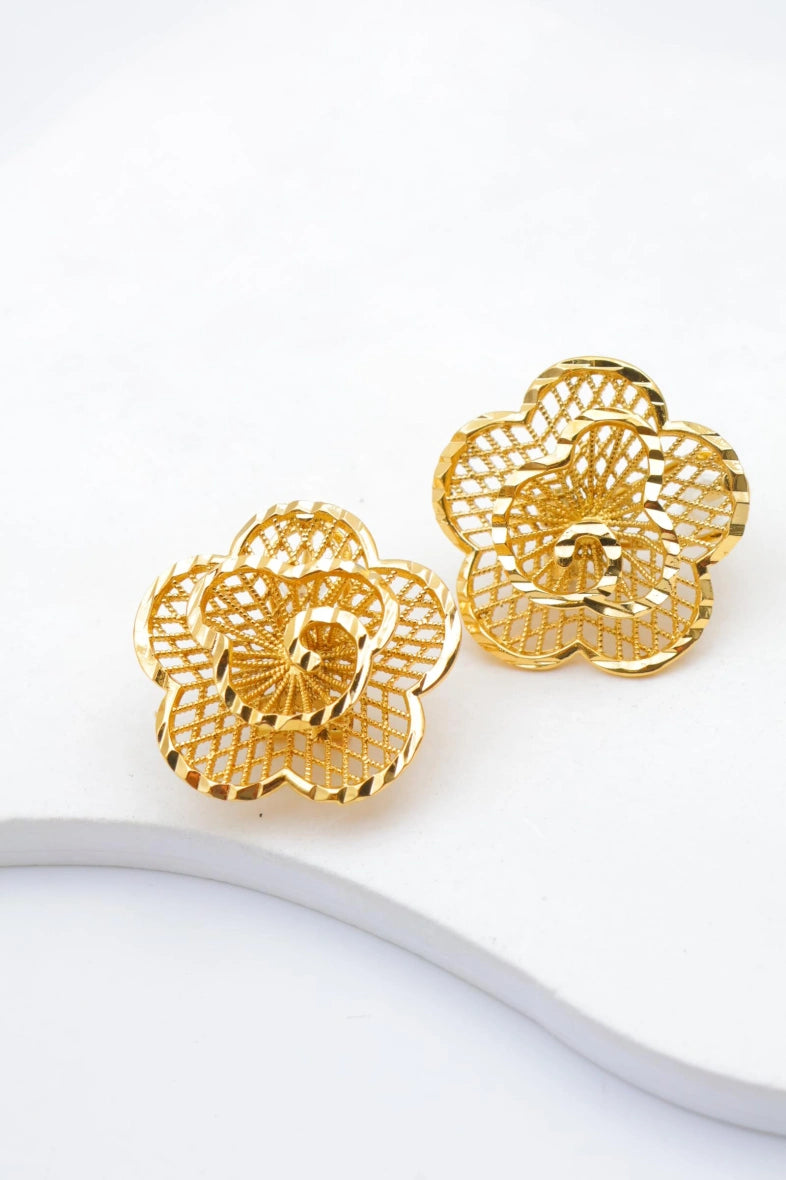 Boucles d'oreilles en acier inoxydable - DORÉ