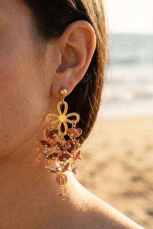 Boucles d’oreilles en acier inoxydable