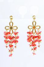 Boucles d'oreilles en acier inoxydable - ROUGE
