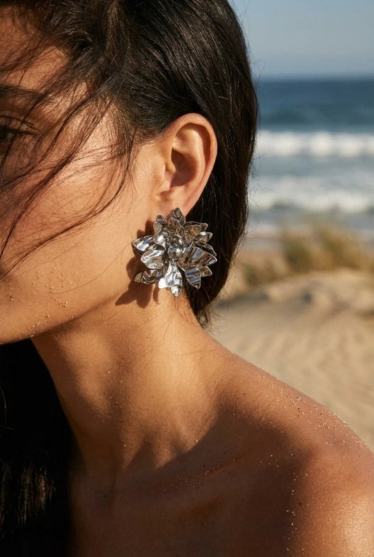 Boucles d’oreilles en acier inoxydable