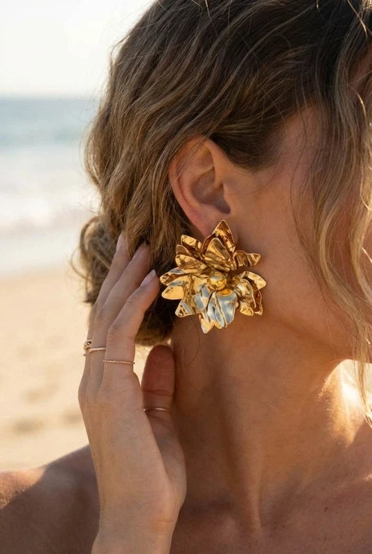 Boucles d’oreilles en acier inoxydable