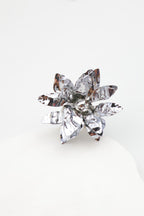 Bague en acier inoxydable ajustable - ARGENT