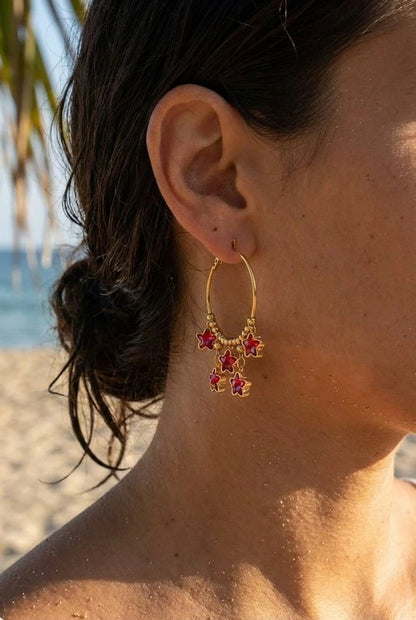 Boucles d’oreilles en acier inoxydable