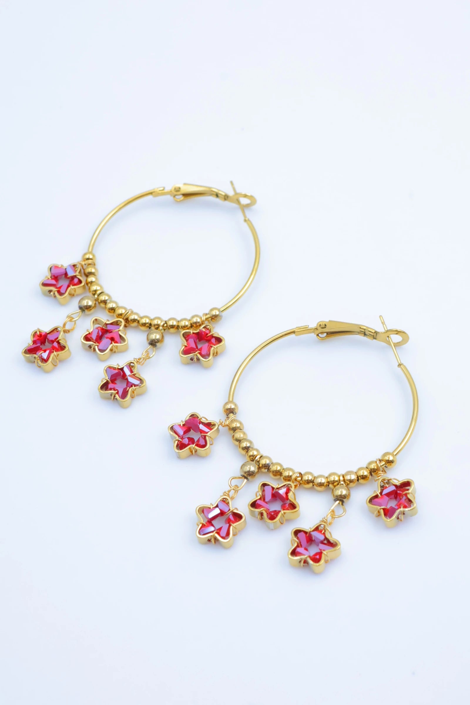 Boucles d'oreilles en acier inoxydable - BOURGOGNE