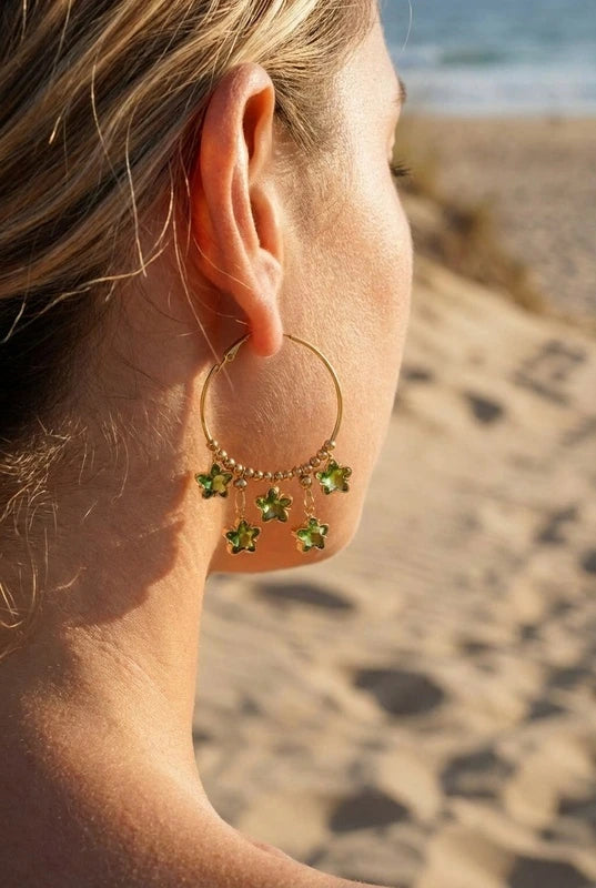 Boucles d’oreilles en acier inoxydable
