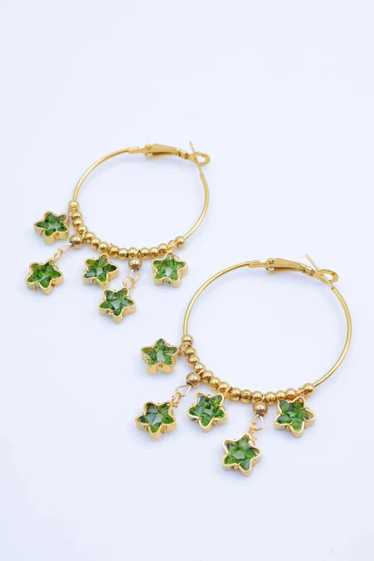 Boucles d’oreilles en acier inoxydable